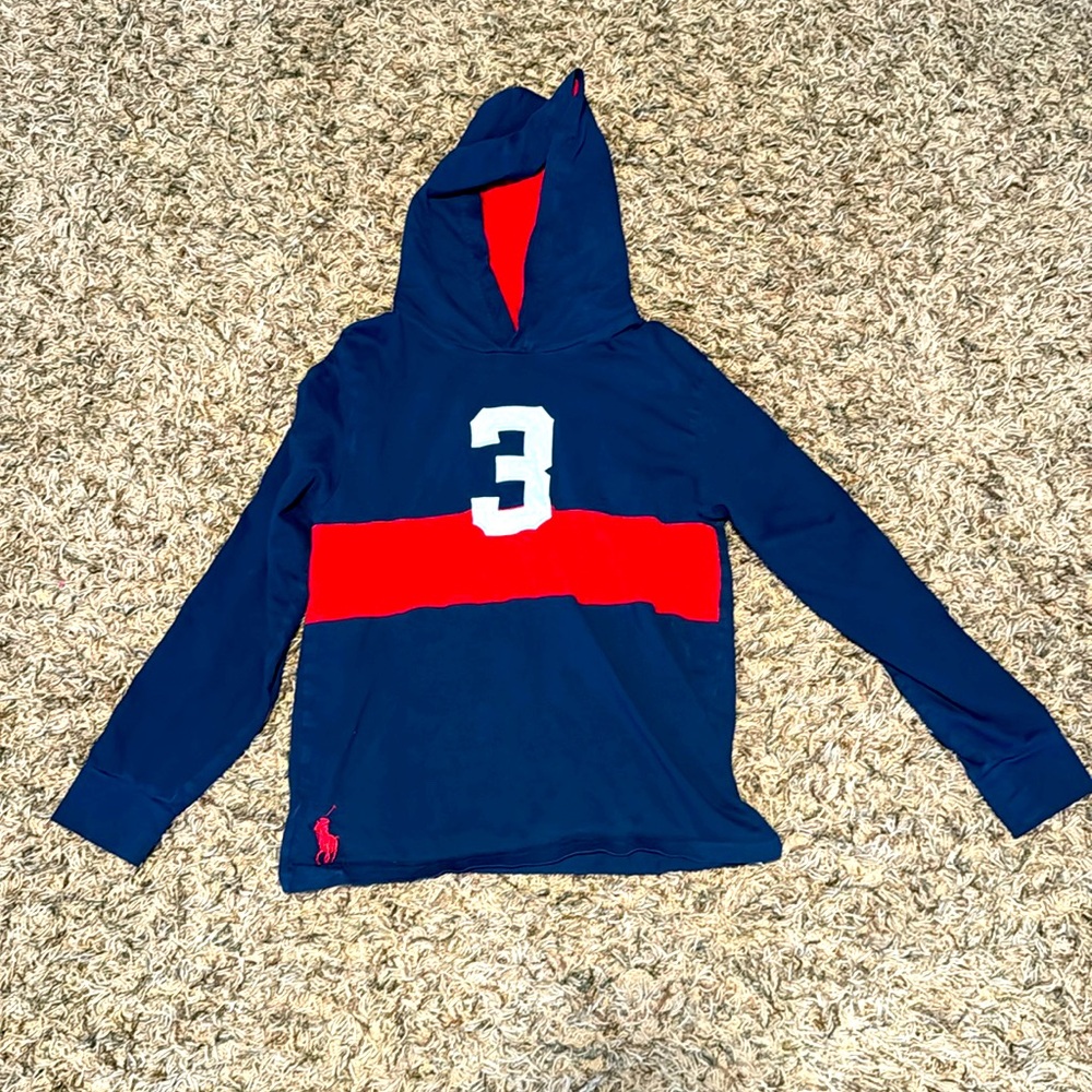 Polo Ralph Lauren Boys 18-20 cotton hoodie tee